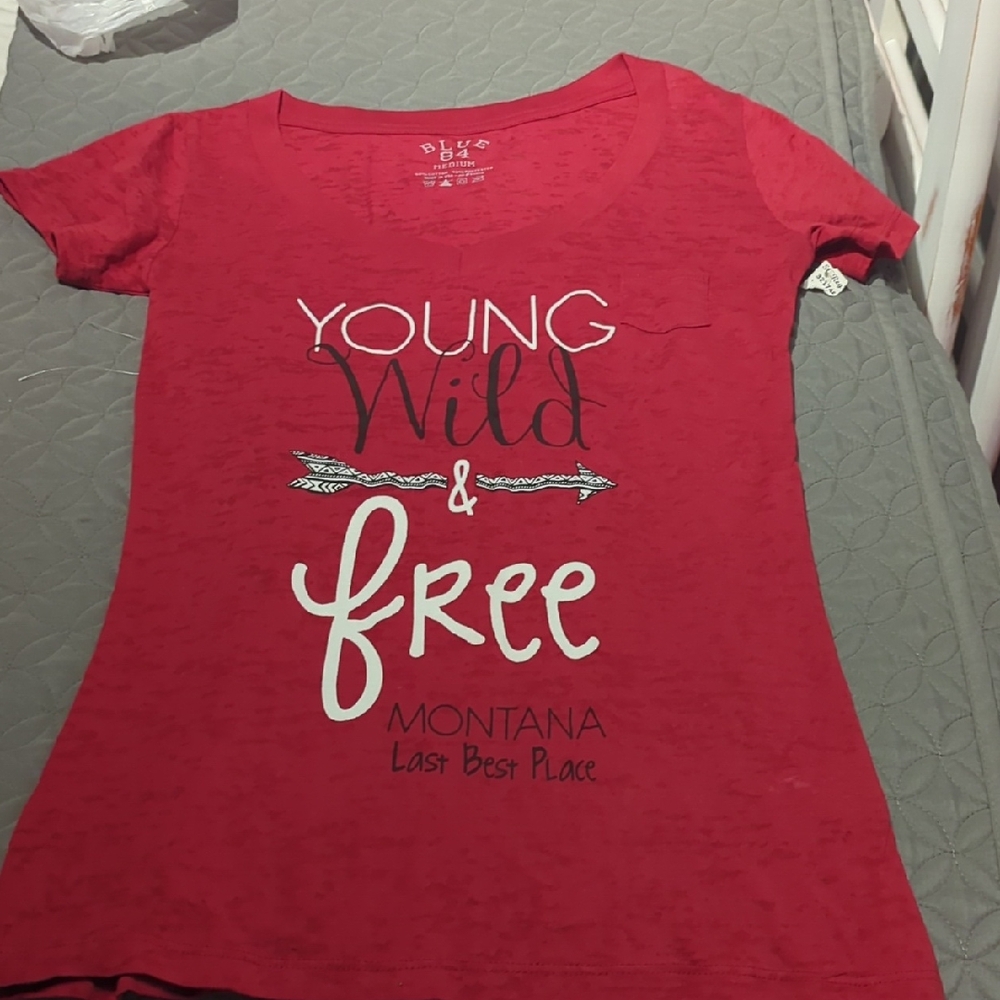 Blue 84 Red 'Young Wild & Free' Kids Tee